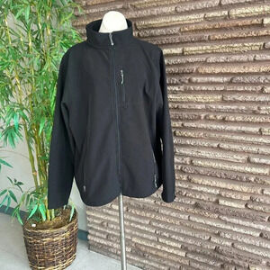 Black Diamond Men's Black Softshell Full Zip Jacket Size XXL